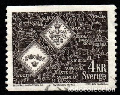 Sellos: Suecia. Moneda S-XVI. 1970 YT-682 usado