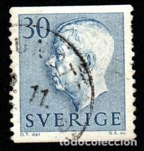 Sellos: Suecia. Rey Gustavo VI. 1951-52. YT-362 usado