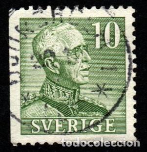 Sellos: Suecia. Rey Gustavo V. 1948. YT-334a usado