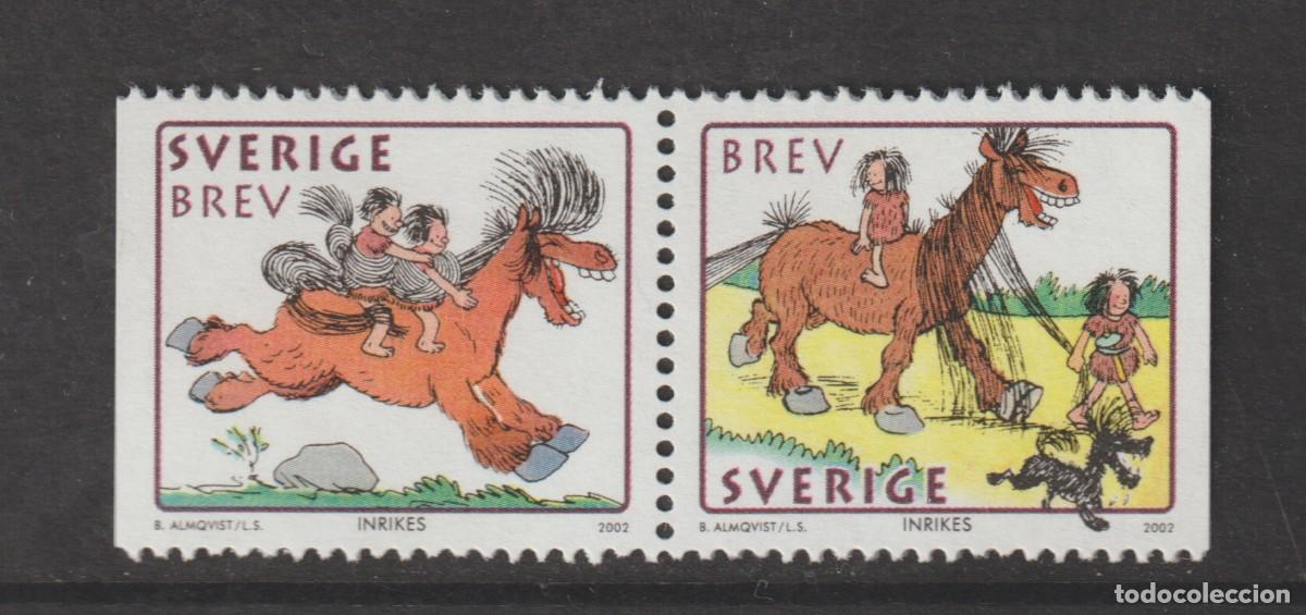 Sellos: Suede Sweden 2002 - Yvert 2250/2251 mnh**