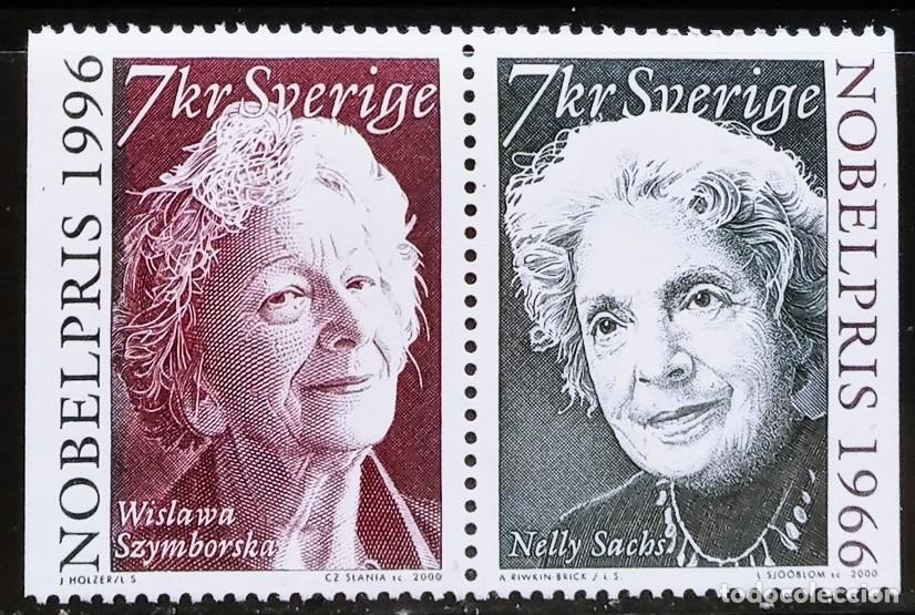 Sellos: SUECIA - IVERT 2176/77 NUEVOS ** PREMIOS NOBEL ESCRITORAS A&Ntilde;O 2000