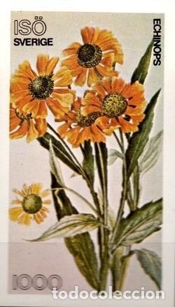 Sellos: ISO SUECIA 1977 SHEET MNH FLORA FLOWERS FLEURS FLORES BLUMEN FIORI