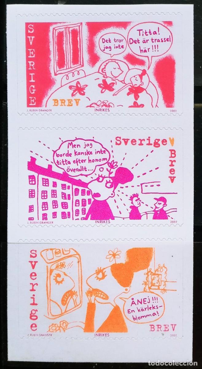 Sellos: SUECIA - IVERT LOTE 2252/54 NUEVOS ** - COMIC DE JOHANNA RUBI DRANGER