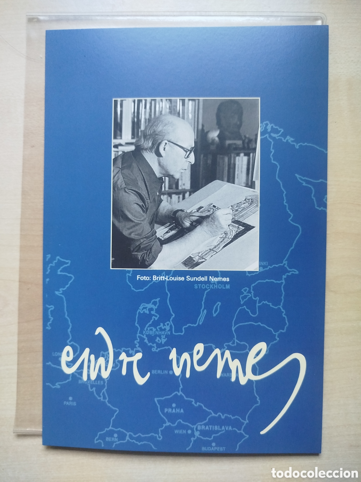 Sellos: Carpeta Emisi&oacute;n Conjunta Filat&eacute;lica 1996 - Arte Endre Nemes (Suecia, Rep. Checa y Eslovaquia)