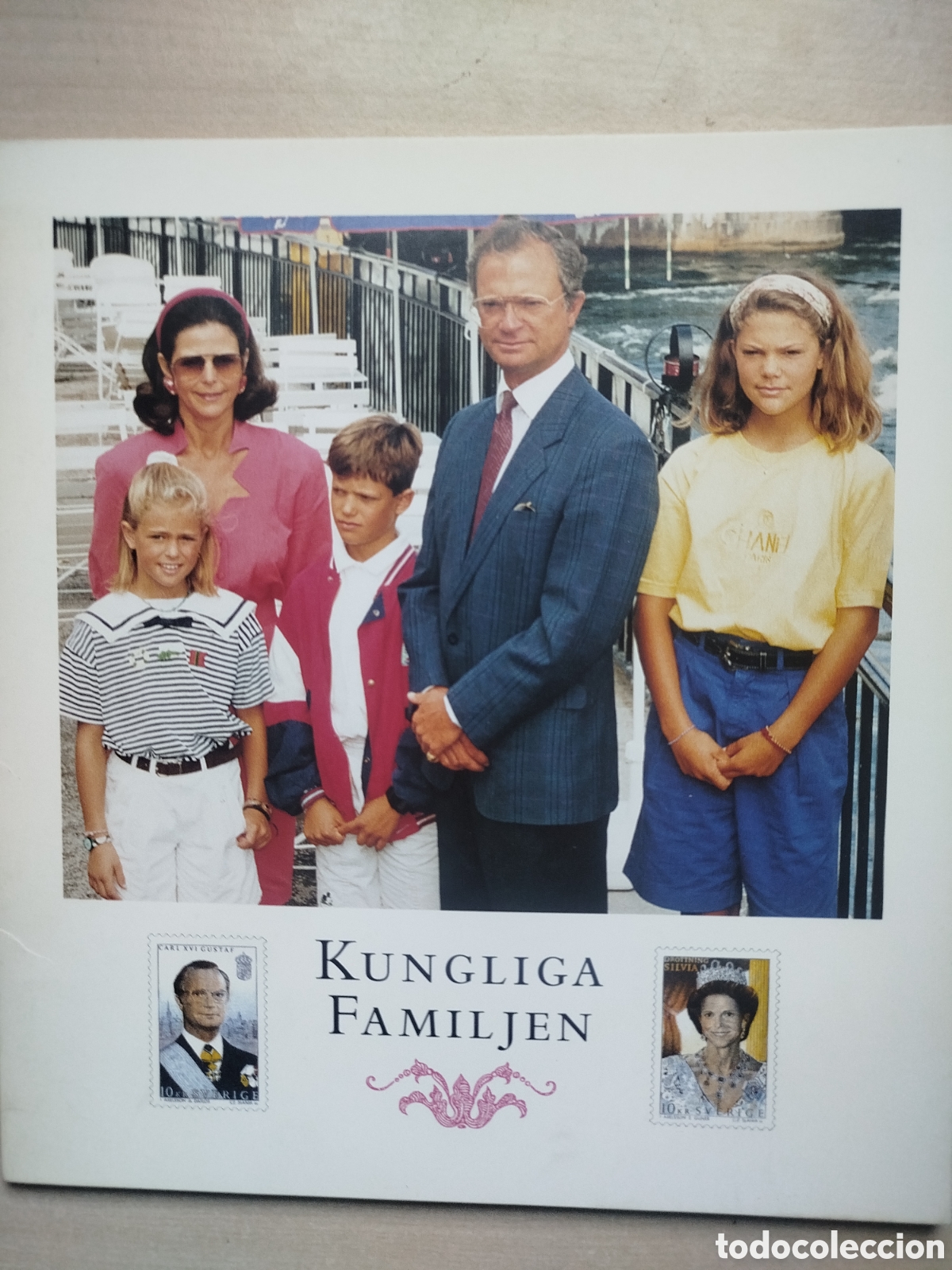 Sellos: Libro Folleto Filatelia Suecia 1993 - Kungliga Familjen (Familia Real) - Grabados de Czeslaw Slania