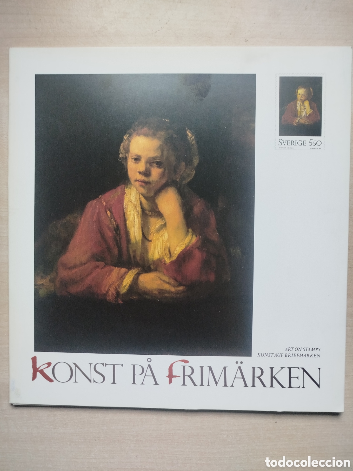 Sellos: Carpeta filat&eacute;lica Suecia 2002 - Konst p&aring; frim&auml;rken (Arte en los sellos) - Bloque de 6 sellos MNH