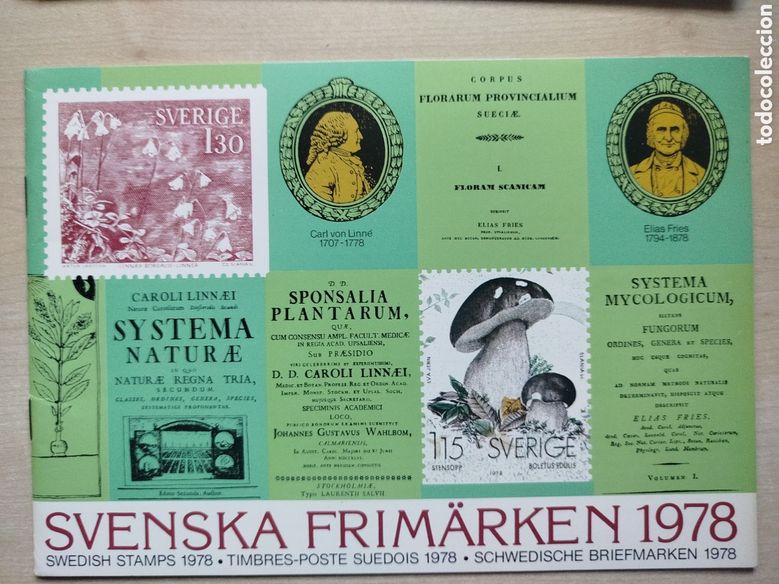 Sellos: Suecia 1978. Libro / Pack Anuario Oficial Completo - Svenska Frim&auml;rken MNH