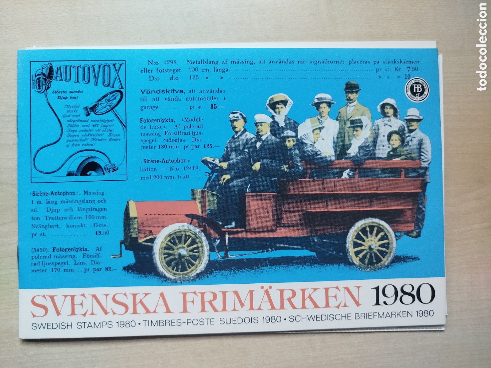 Sellos: Suecia 1980. Libro / Pack Anuario Oficial Completo - Svenska Frim&auml;rken MNH