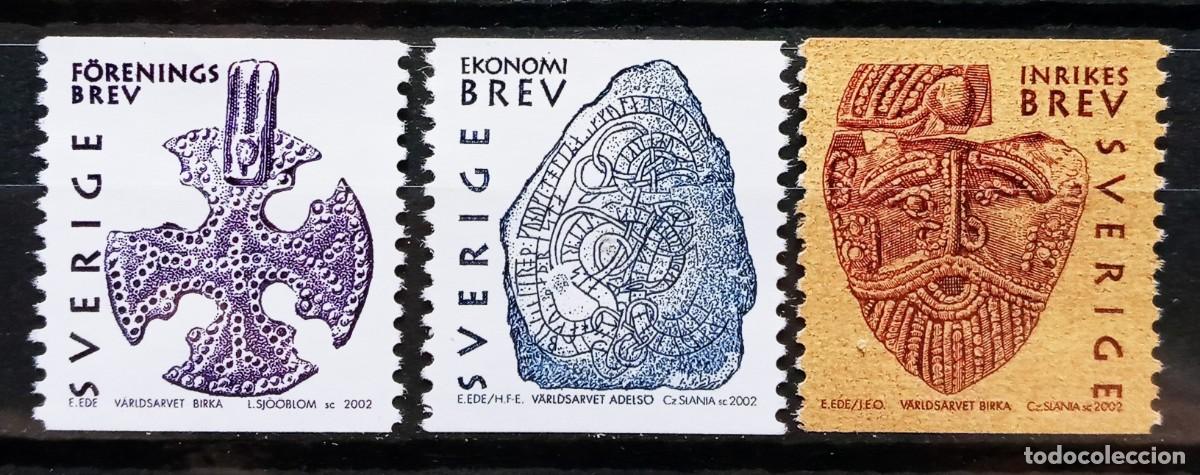 Sellos: SUECIA - IVERT 2368/70 NUEVOS ** - SERIE BASICA A&Ntilde;O 2002 PATRIMONIO MUNDIAL