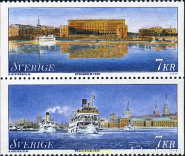 Sellos: 364276 MNH SUECIA 1998 ESTOCOLMO CAPITAL EUROPEA DE LA CULTURA