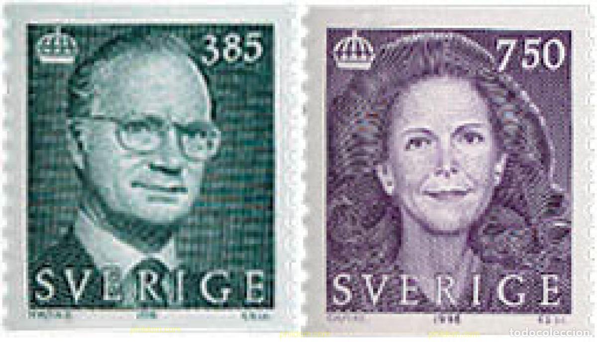 Sellos: 113728 MNH SUECIA 1996 REY CARLOS XVI GUSTAVO Y LA REINA SILVIA