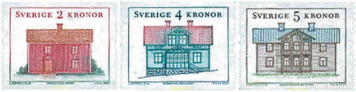 Sellos: 119358 MNH SUECIA 2003 CASAS TRADICIONALES