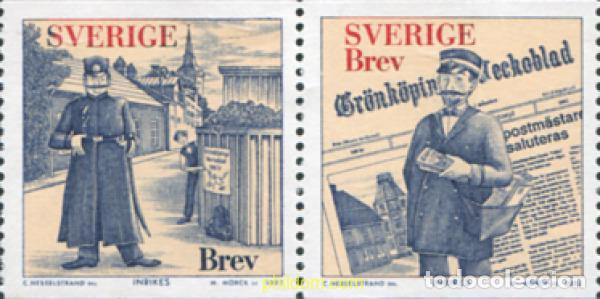 Sellos: 4567 MNH SUECIA 2002 CENTENARIO DEL PERIODICO HUMORISTICO GRONKOPINGS VECKOBLAD