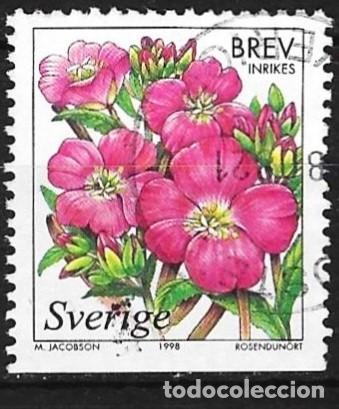 Sellos: Suecia 1998 - Mi 2061 - YT 2044 - Flores
