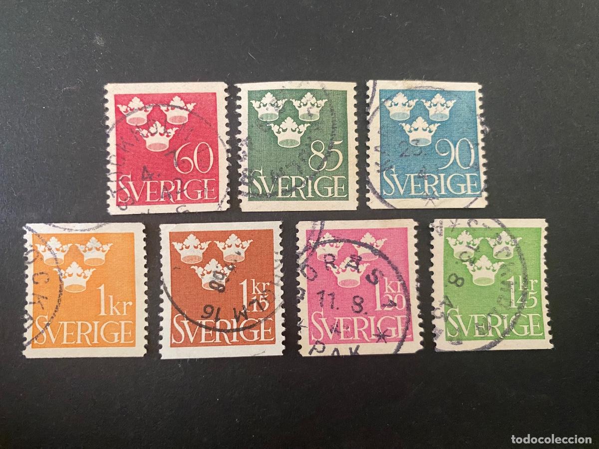 Sellos: Suecia, sellos antiguos. Serie completa