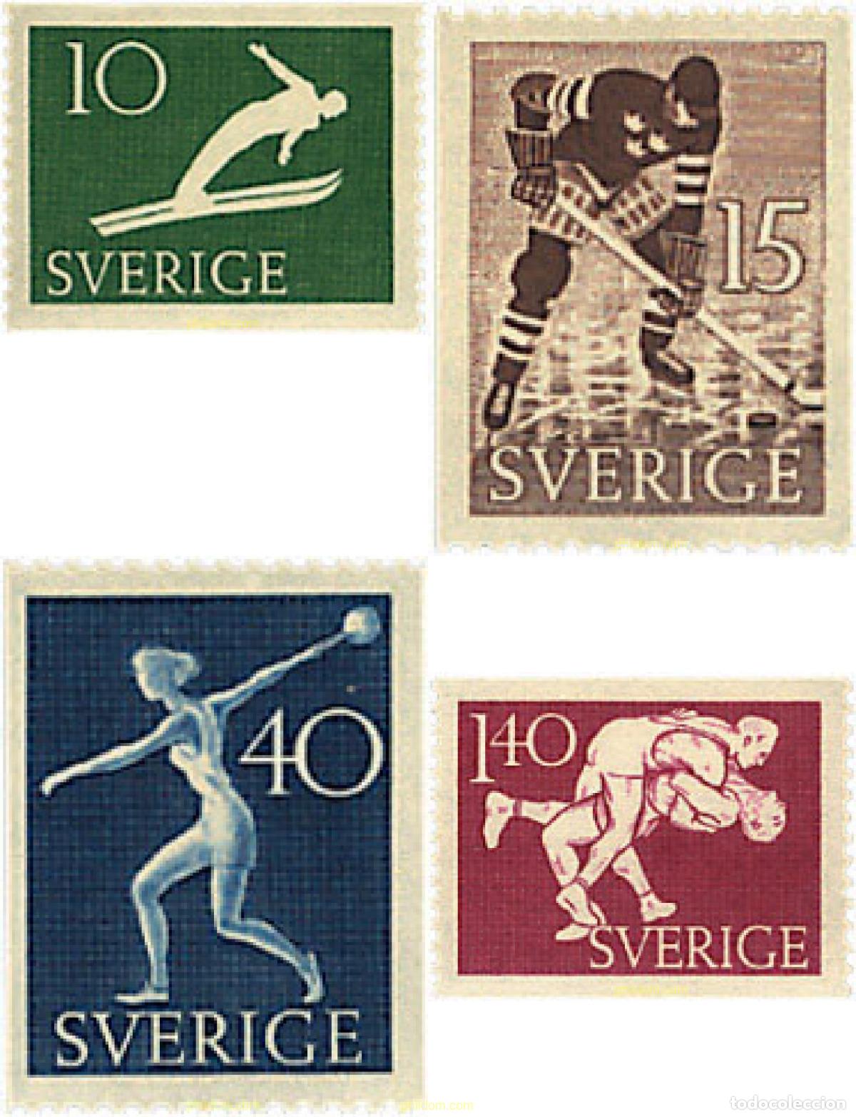 Sellos: 77955 MNH SUECIA 1953 50 ANIVERSARIO DE LA FEDERACION NACIONAL DE ATLETISMO