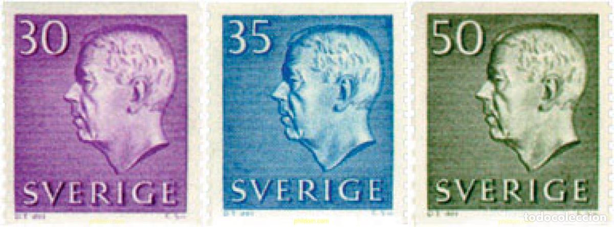 Sellos: 107706 MNH SUECIA 1962 REY GUSTAVO VI ADOLFO
