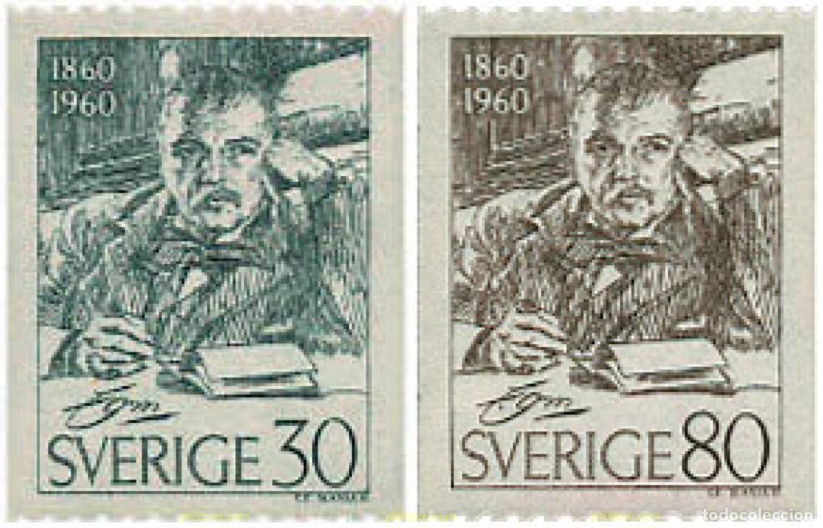 Sellos: 107550 MNH SUECIA 1960 CENTENARIO DEL NACIMIENTO DE ANDERS ZORN