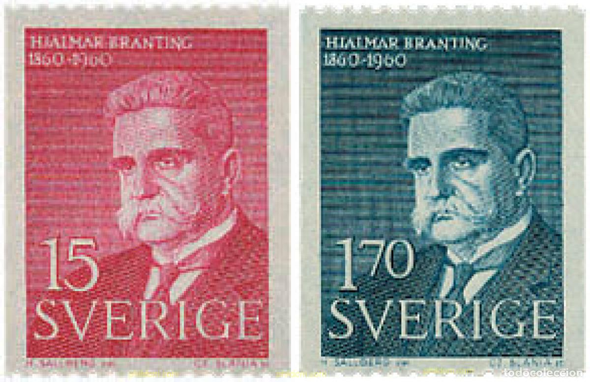 Sellos: 107569 MNH SUECIA 1960 CENTENARIO DEL NACIMIENTO DE GUSTAF FRODING