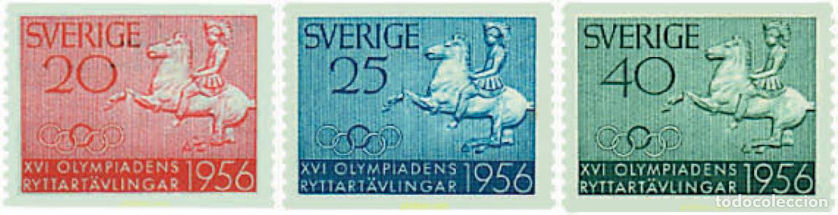 Sellos: 70397 MNH SUECIA 1956 16 JUEGOS OLIMPICOS VERANO MELBOURNE 1956