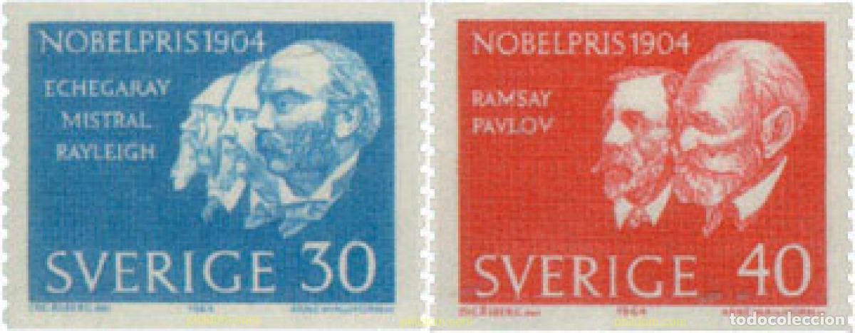 Sellos: 107976 MNH SUECIA 1964 PREMIOS NOBEL