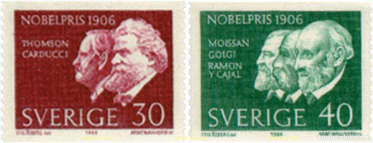 Sellos: 108145 MNH SUECIA 1966 PREMIOS NOBEL