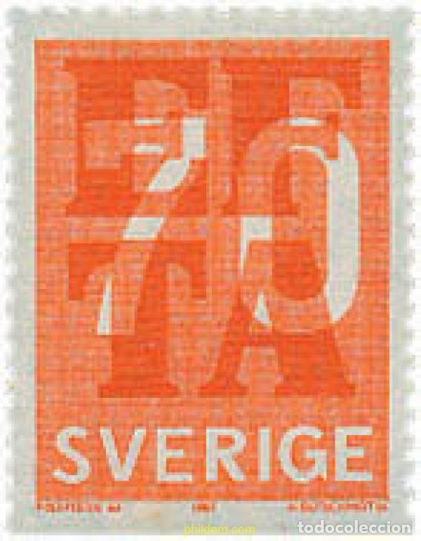 Sellos: 108194 MNH SUECIA 1967 ASOCIACION EUROPEA DE LIBRE CAMBIO