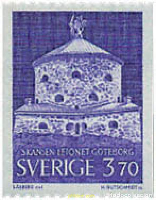 Sellos: 108200 MNH SUECIA 1967 FORTALEZA DEL LEON, EN G&Ouml;TEBROG