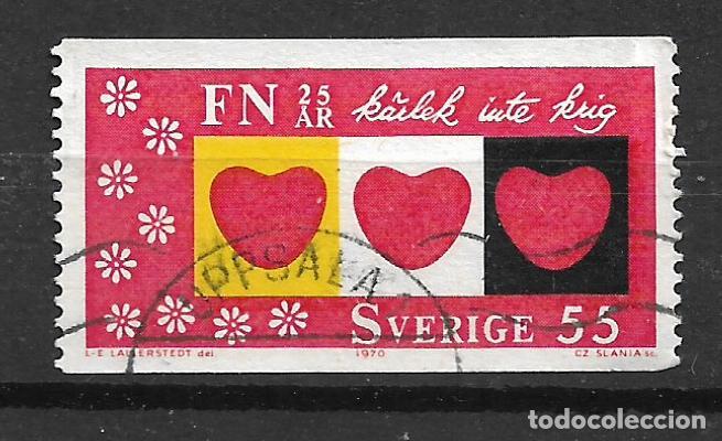 Sellos: suecia 1970 scott 869 usado - 22/39