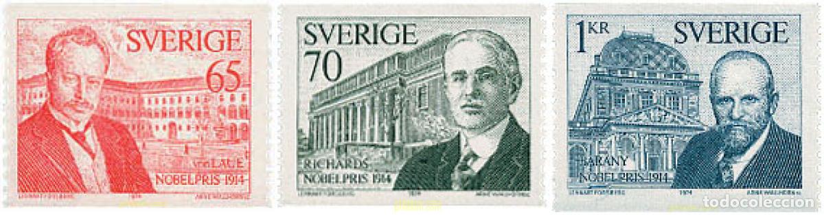 Sellos: 109243 MNH SUECIA 1974 PREMIOS NOBEL