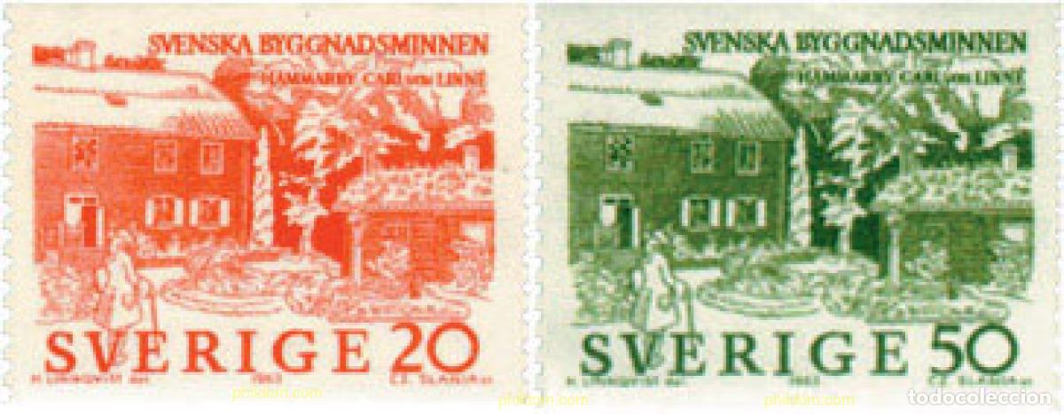 Sellos: 107799 MNH SUECIA 1963 EDIFICIOS HISTORICOS