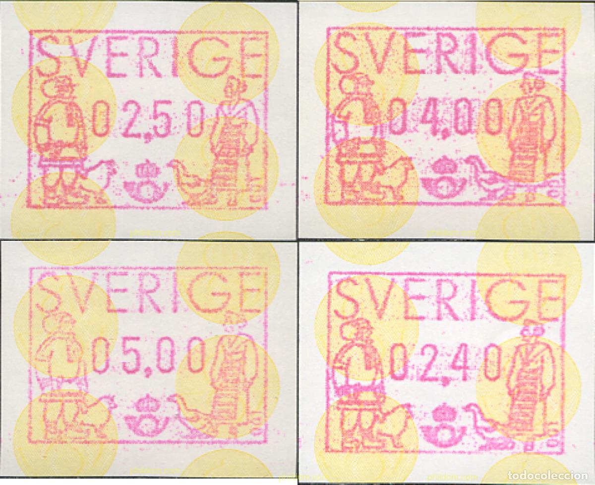 Sellos: 114190 MNH SUECIA 1991 ETIQUETA DE FRANQUEO