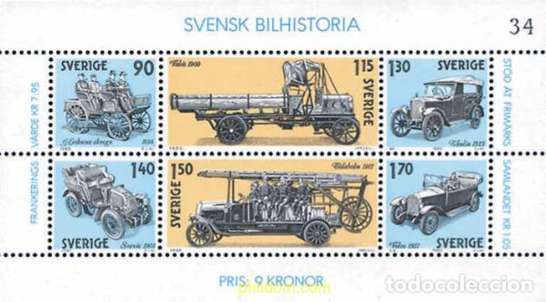 Sellos: 45143 MNH SUECIA 1980 HISTORIA DEL AUTOMOVIL SUECO