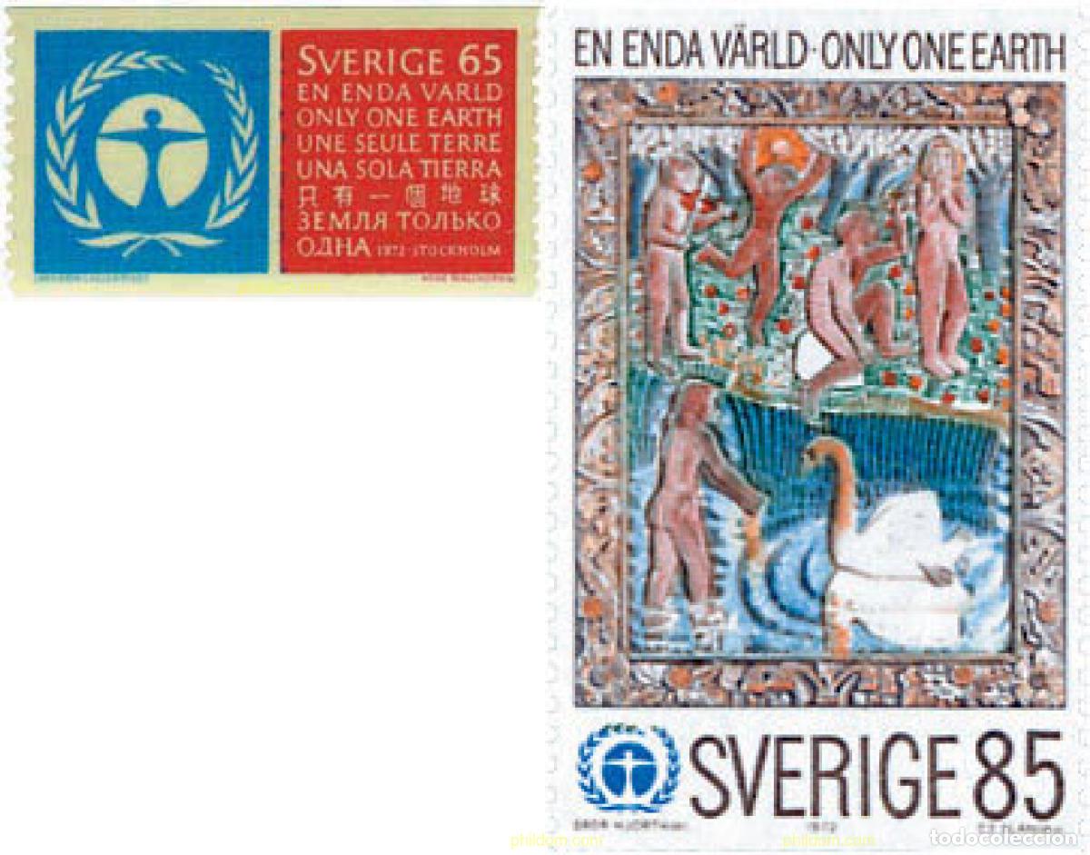 Briefmarken: 109006 MNH SUECIA 1972 CONFERENCIA DE LAS NACIONES UNIDAS EN ESTOCOLMO