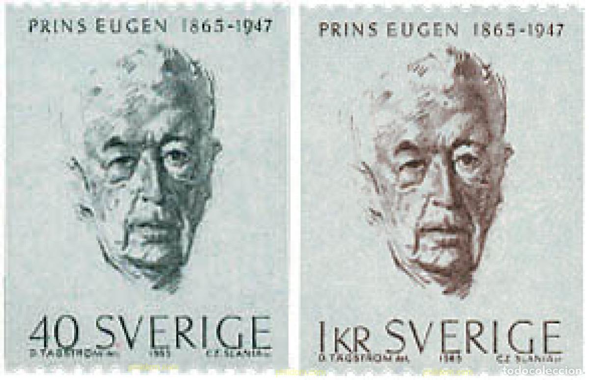 Briefmarken: 108021 MNH SUECIA 1965 CENTENARIO DEL NACIMIENTO DEL PRINCIPE EUGEN