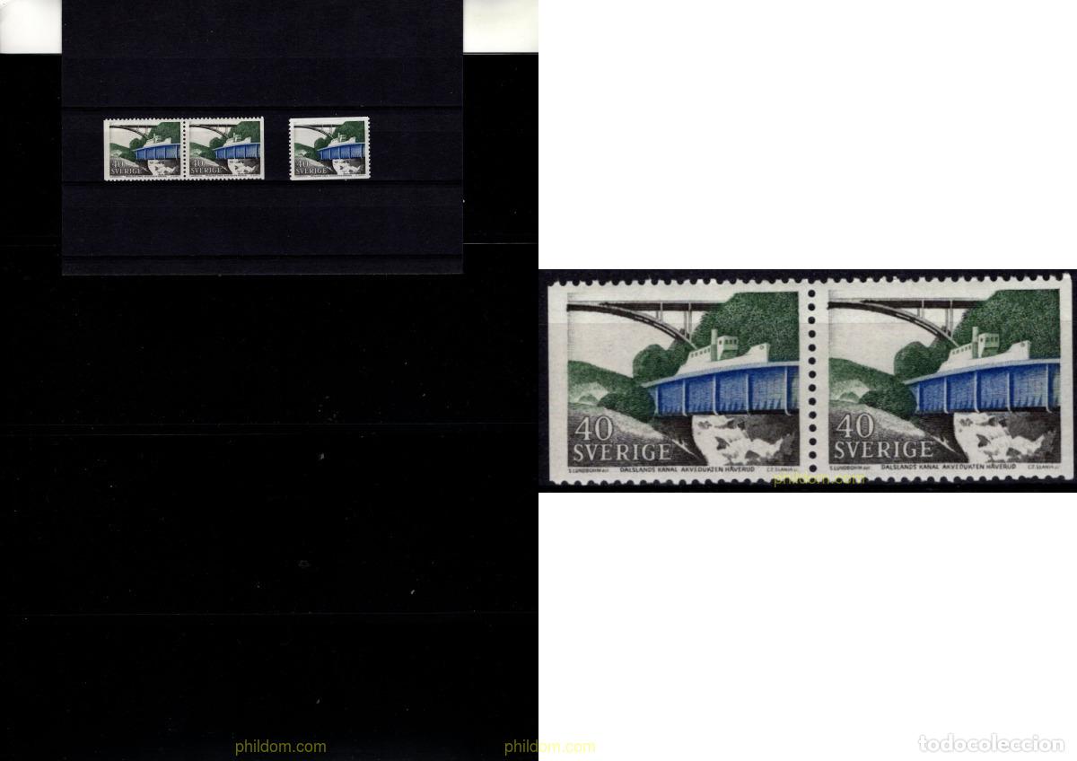 Sellos: 793646 MNH SUECIA 1968 CANAL DE DALSLAND Y AVES