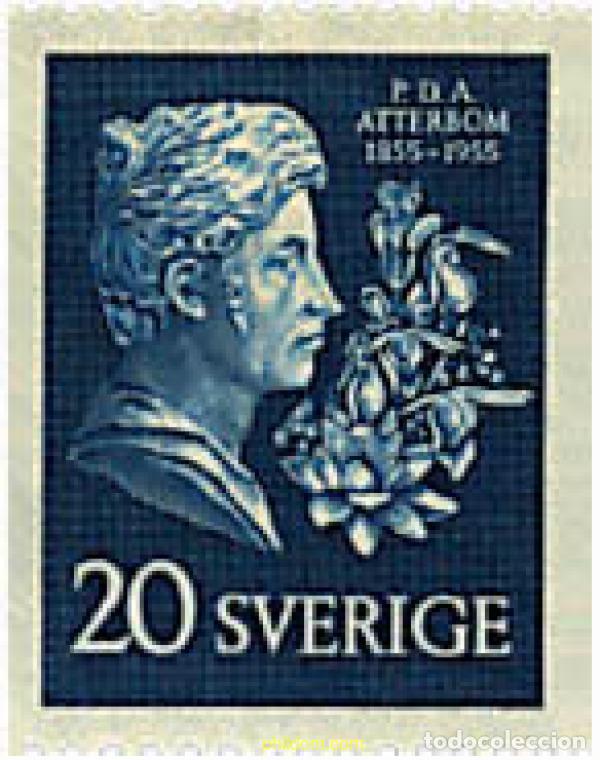 Sellos: 793644 MNH SUECIA 1955 CENTENARIO DE LA MUERTE DE PER DANIEL AMADEUS ATTERBOM