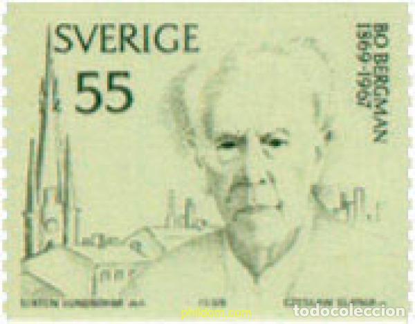 Sellos: 108451 MNH SUECIA 1969 CENTENARIO DEL NACIMIENTO DE BO BERGMAN