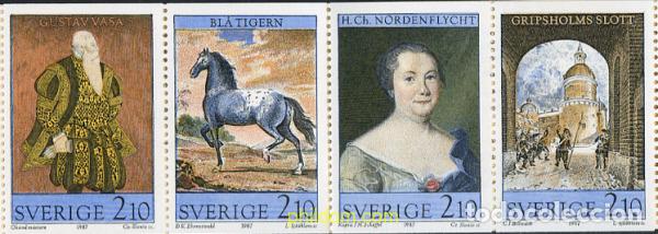 Sellos: 112224 MNH SUECIA 1987 450 ANIVERSARIO DEL CASTILLO DE GRIPSHOLM