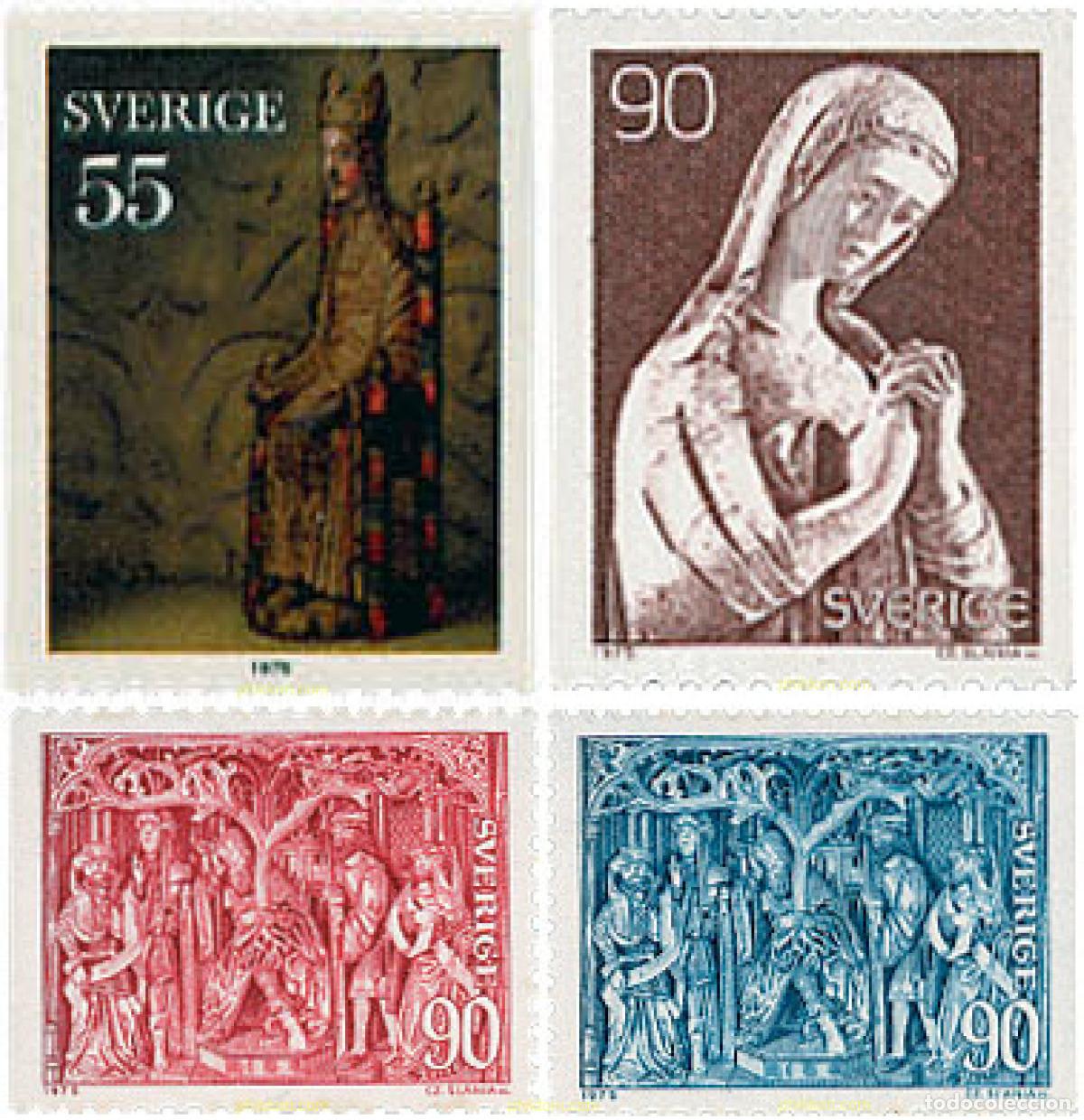 Sellos: 793683 MNH SUECIA 1975 NAVIDAD. ARTE SACRO