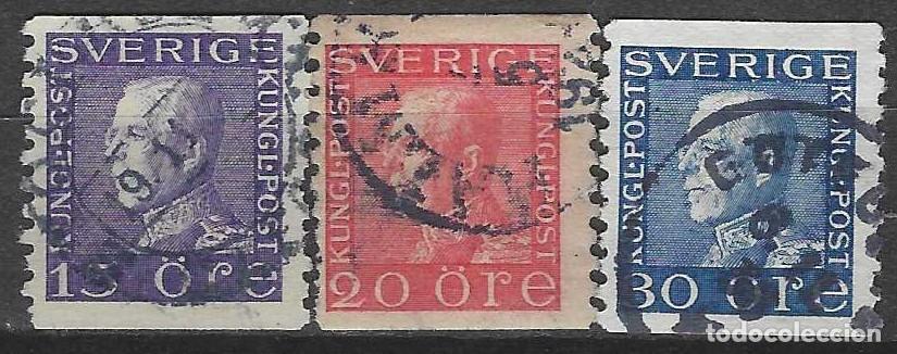 Sellos: SUECIA 1922 - REY GUSTAVO V, S.COMPLETA - USADOS