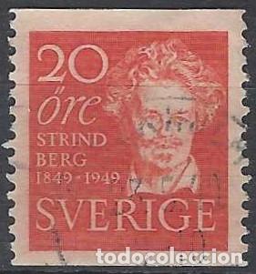 Sellos: SUECIA 1949 - PERSONAJES - USADO