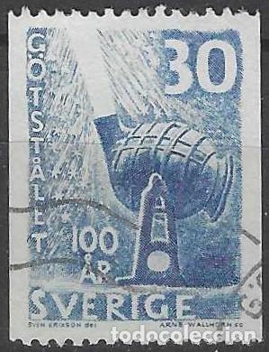 Sellos: SUECIA 1958 - INDUSTRIA METAL&Uacute;RGICA - USADO