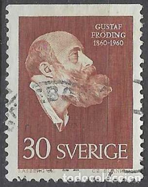 Sellos: SUECIA 1960 - CENTENARIO DEL NACIMIENTO DE GUSTAF FR&Ouml;DING - USADO