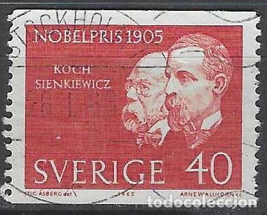 Sellos: SUECIA 1965 - PREMIOS NOBEL - USADO