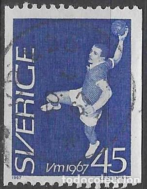 Sellos: SUECIA 1967 - CAMPEONATO MUNDIAL DE BALONMANO - USADO