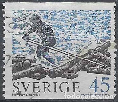Sellos: SUECIA 1970 - ALMADIERO - USADO