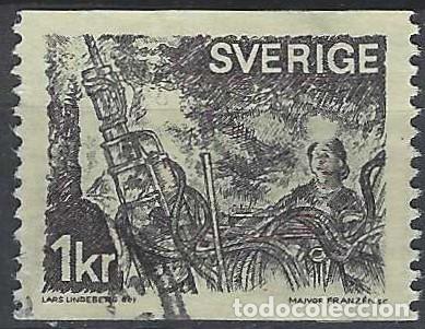 Sellos: SUECIA 1970 - MINER&Iacute;A - USADO
