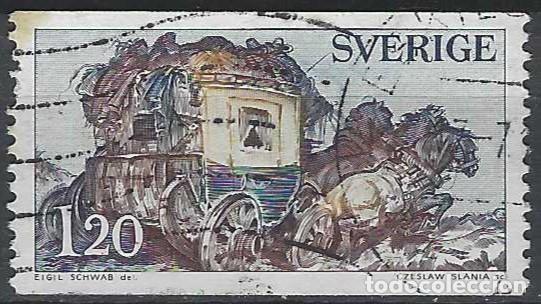 Sellos: SUECIA 1971 - PINTURA - USADO
