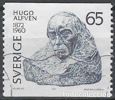 Sellos: SUECIA 1972 - PERSONAJES - USADO